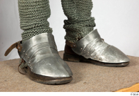  Photos Medieval Knight in mail armor 8 Historical Medieval soldier plate shoes 0008.jpg